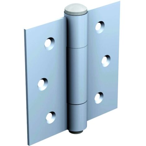 Mantion – Charnière pour meuble 1514P – 120 x 100 mm – Diamètre broche 14 mm – Charge jusqu'à 75 kg – Fixation sur chant ou plat