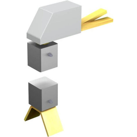 Mantion – Pivot pour portail à pattes en acier galvanisé – Fixation rapide et durable – Compatible portails battants – Mouvement fluide
