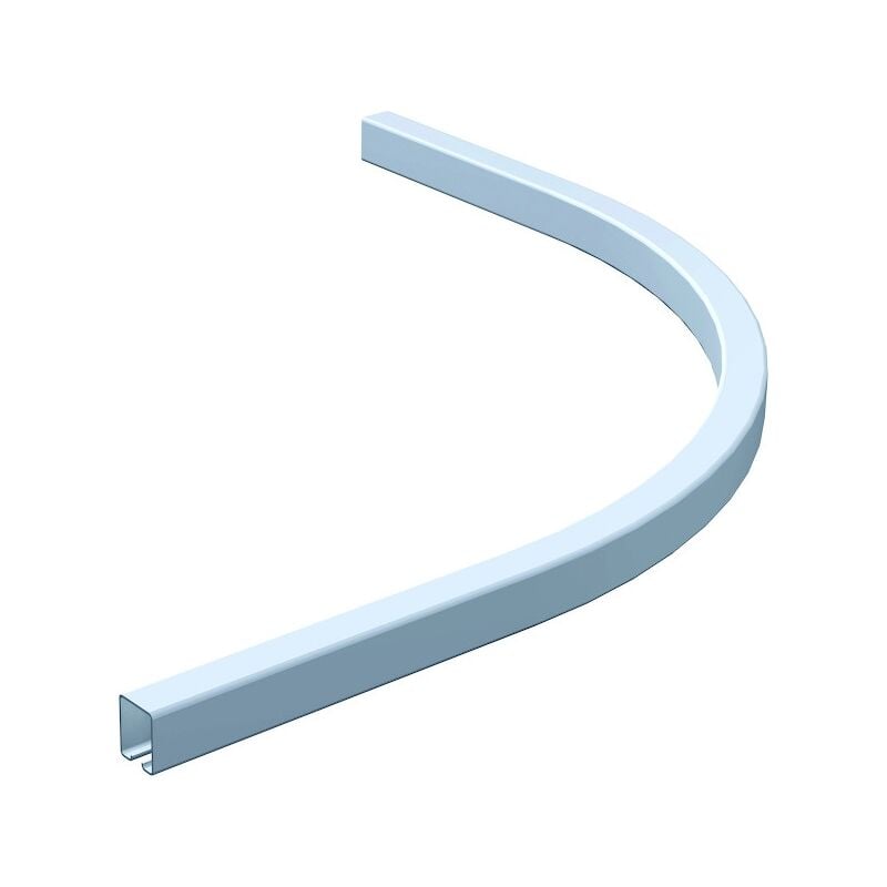 Rail courbé pour porte suspendue acier galvanisé 3530C sportub - 3530 Mantion