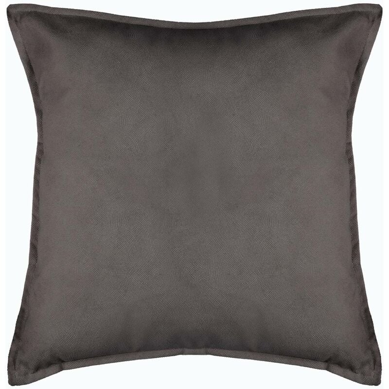 Cuscino lilou in cotone grigio ardesia 55x55cm Atmosphera Créateur D'intérieur