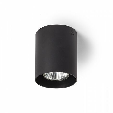 MANTOVA I spot plafond noir mat 230V GU10 35W