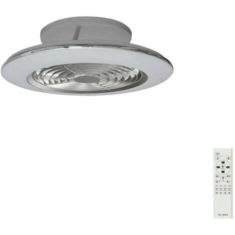 Plafoniera LED dimmerabile con ventilatore ARIA LED/38W/230V nero/bianco +  tc