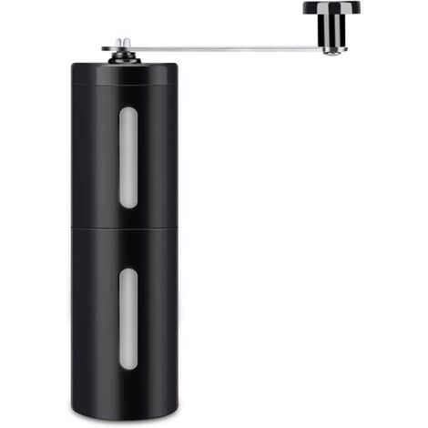Manual Coffee Grinder 60g Capacity Espresso Grinder, Portable Coffee Grinder Adjustable Grind Conical Coffee Grinder - Ideal for Freshly Ground Espresso - Black