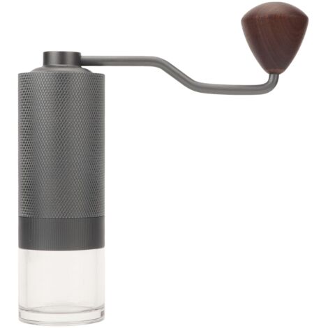 Manual Coffee Grinder Fine Grinding Convenient Handle Portable Hand Coffee Grinder for Home Office Travelling Gifts Grey
