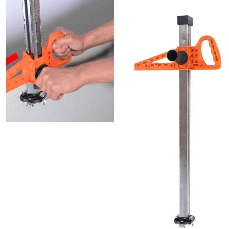 Manual drywall cutter – Adjustable cutting width 20-600mm – Double handle design – Durable iron blade