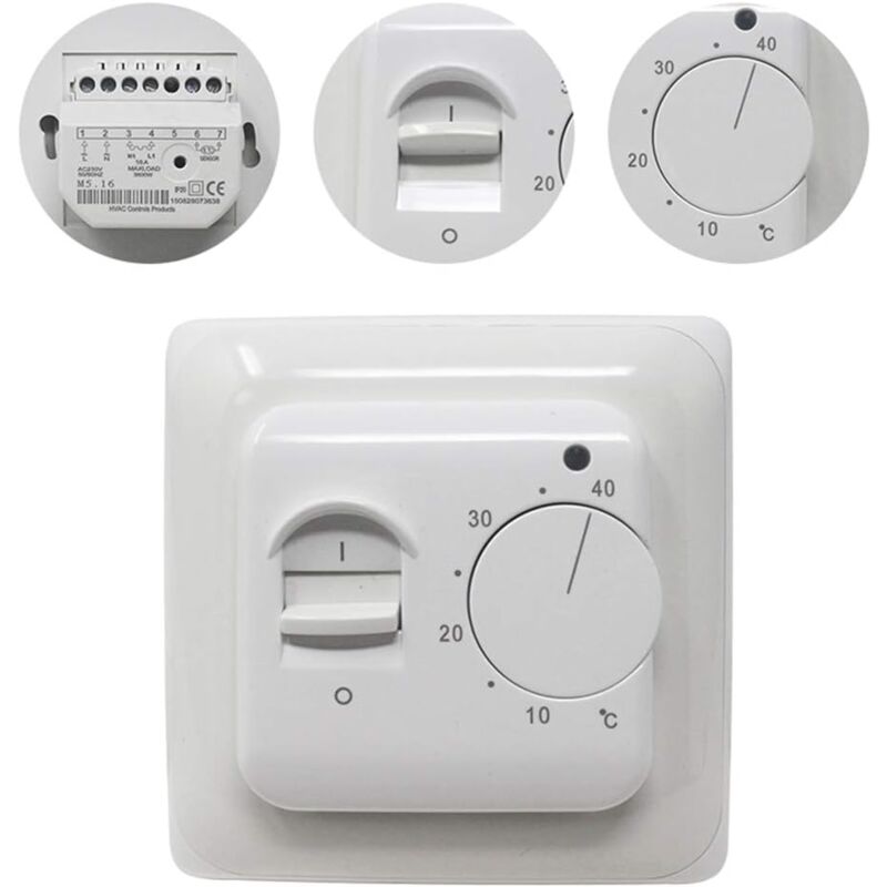 Image of Manual Electric Underfloor Heating Room Thermostat&hellip;