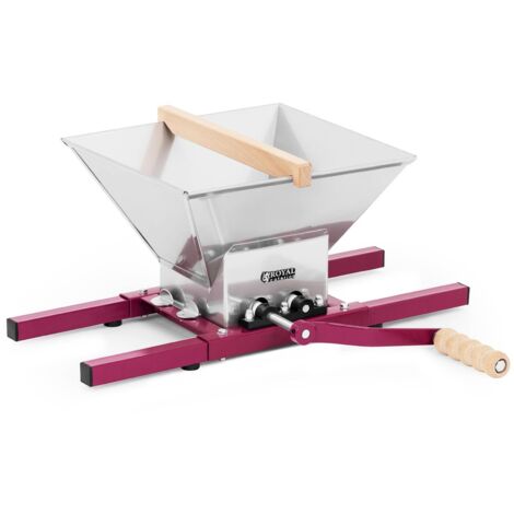 Manual Fruit Crusher Apple Scratter Fruit Mill Pulper Stainless Steel Wood 7L