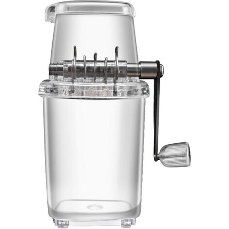 Manual Ice Crusher Portable Hand Crank Manual Household Ice Shaver Machine Kitchen Tool