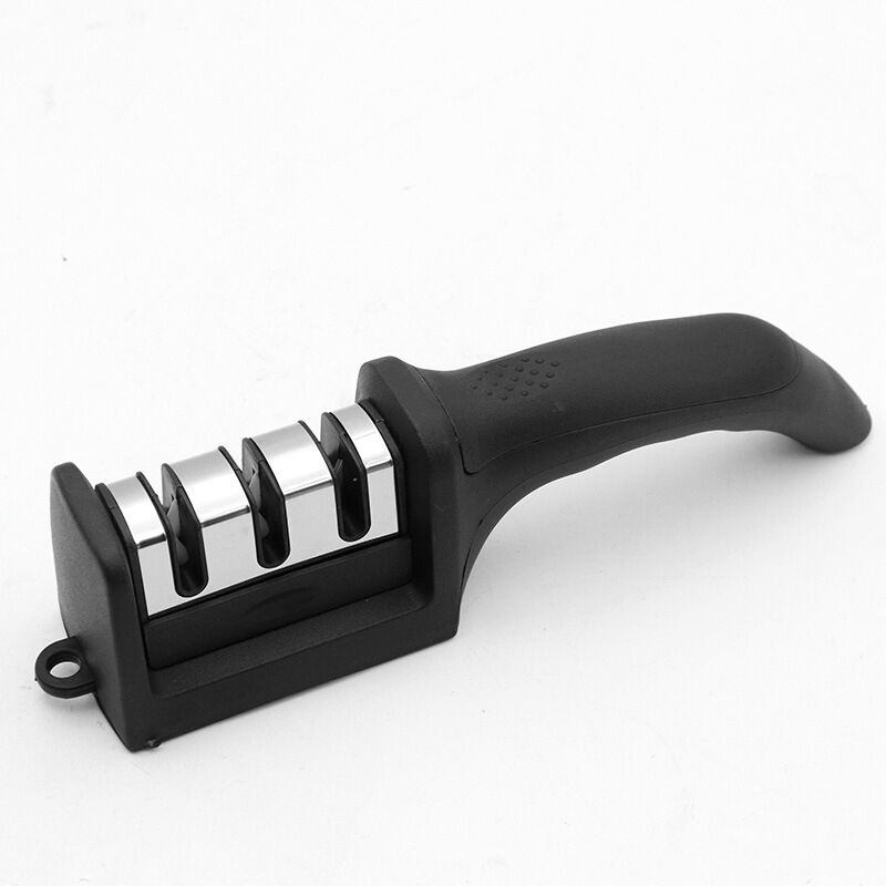 Manual Knife Sharpener and Blade Sharpener, 3 Levels for Polishing, Sharpening and Repairing Kitchen Knives Accessories