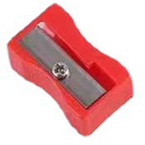 Manual Pencil Sharpener Plastic Efficient Safe Compact Pencil Sharpener for Class Office Random Color