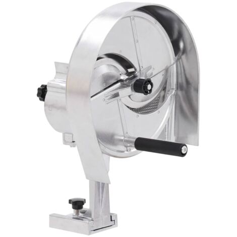 Manual Vegetable Cutter Silver 22x44.5 cm Aluminum vidaXL