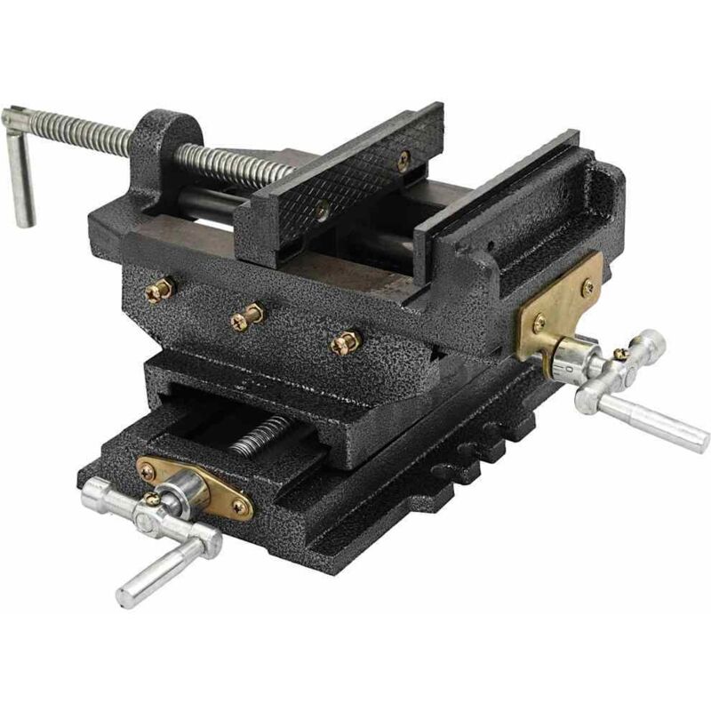 Manually Operated Cross Slide Drill Press Vice 150 mm Vidaxl