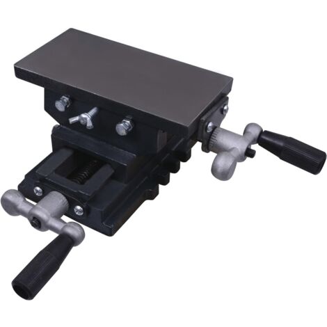 Manually Operated Cross Slide Vice Table vidaXL