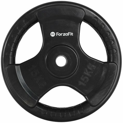 Manubri ForzaFit in gomma - foro 30 mm - 15 kg