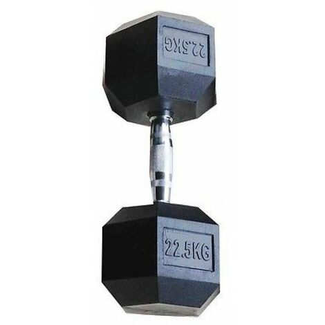 Manubrio esagonale gommato - 2 kg