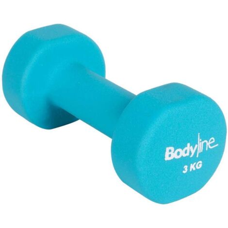 Manubrio in ghisa e neoprene antiscivolo e antiurto 3kg - home fitness