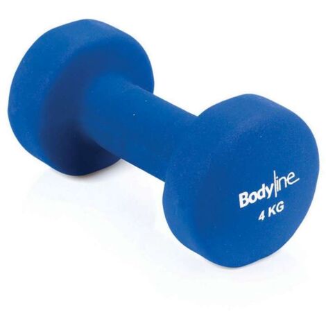 Manubrio in ghisa e neoprene antiscivolo e antiurto 4kg - home fitness
