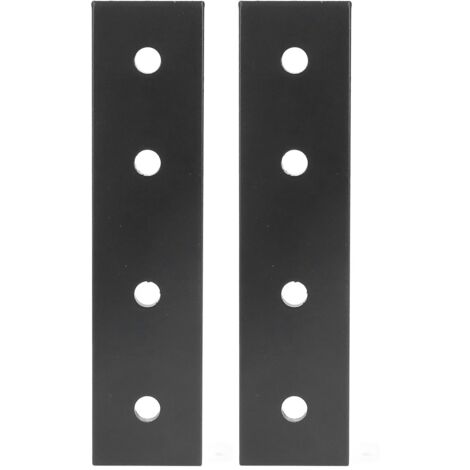 Manuel 2006-2020x167e3, 2 plaques de raccordement à 4 trous en aluminium, plat rectiligne pour assemblage mécanique, résistant à la corrosion, 2PCS.