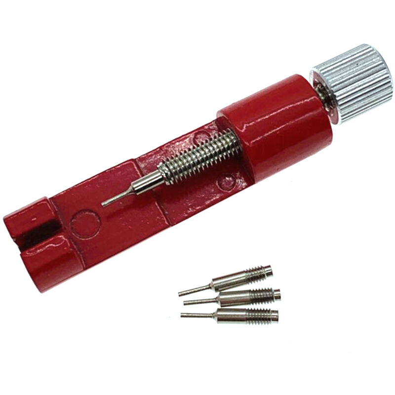 Manuel Bande Watch Remover Lien Pin Reparation Metal Ajusteur Chaine De Montre Wristband Reparation D'Outils Watchband, Rouge
