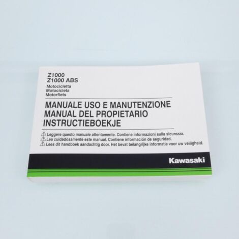 Manuel du propriétaire utilisateur origine pour moto Kawasaki