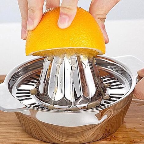Manuel en Acier Inoxydable Juicer, Presse-Agrumes INOX Orange Presse-Agrumes Manuel Acier Inoxydable Presse-Agrumes pour Citron Ustensile De Cuisine