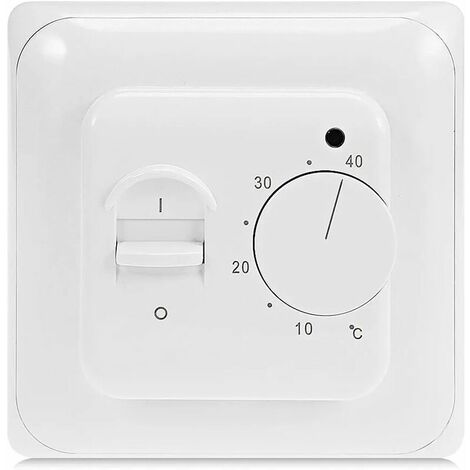 Thermostat d'ambiance à encastrer Vemer avec piles blanc KEO-B