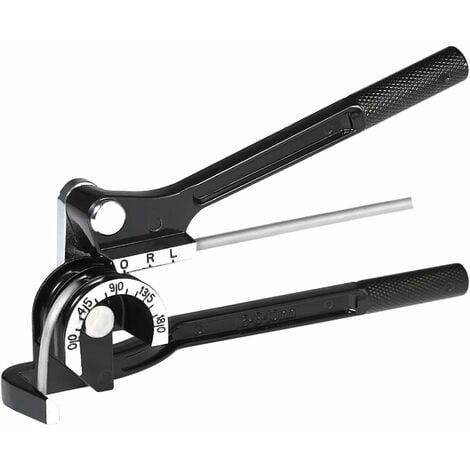 Manuel Tube Bender, 3 en 1 pour 1/4 5/16 3/8 0-180 Degrés tubes Outils de cintrage tubes Bender pour le cuivre, laiton, aluminium et tuyaux en acier mince