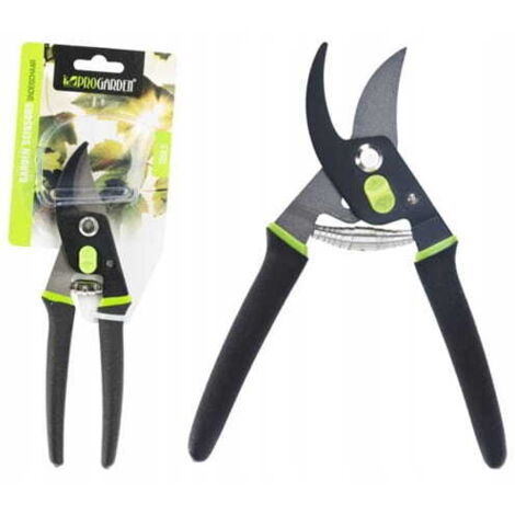 Manuelle Gartenschere mit 21 cm langen Stahlklingen