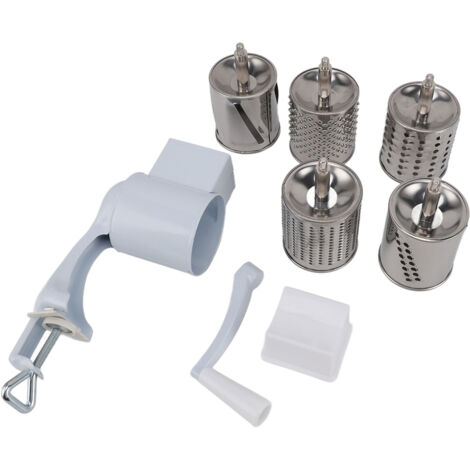 Manuelle Getreidemühle aus Aluminiumlegierung und Edelstahl - Getreidemühle mit Tischklemme für Gewürze, Pfeffer, Mais (Modell 2)