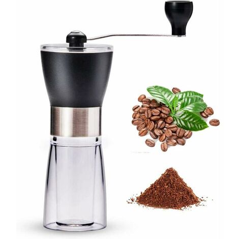 Manuelle Kaffeemühle Manuelle Kaffeemühle aus Keramik Verstellbare Kaffeemühle (Typ B)