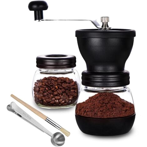 Manuelle Kaffeemühle mit Edelstahlgriff, Espresso