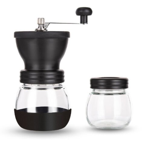 Manuelle Kaffeemühle mit einstellbarem Wassertank – Kompakte, tragbare Kaffeemaschine