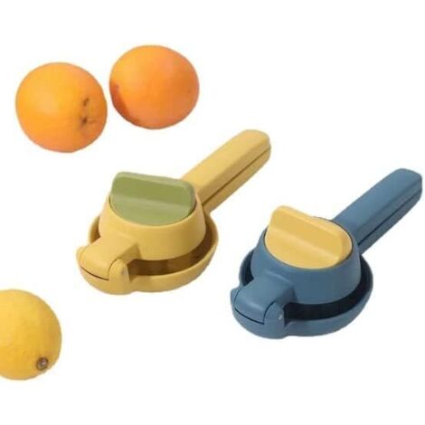 Manuelle Zitronenpresse, 2er-Pack, Handpresse, Zitruspresse, sicheres, schnelles und effektives Entsaften für Küchen, Bars und Restaurants
