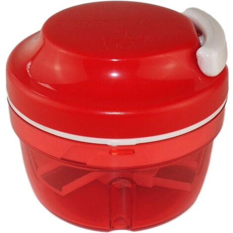 Manueller 300-ml-Zwiebelzerkleinerer, Zwiebelzerkleinerer, Knoblauch-Gemüsezerkleinerer, Multizerkleinerer für Gemüse, Obst, Zwiebeln, Knoblauch, kompatibel mit Turbo-Chef
