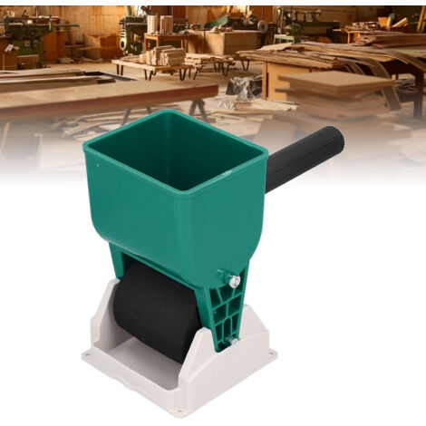 Manueller Klebstoffauftragsroller für Holzprojekte  ABS  280 ml  7,6 cm  1 Sockel, 1 Griff, 1 Rolle  für Universalkleber, PVC, Latex