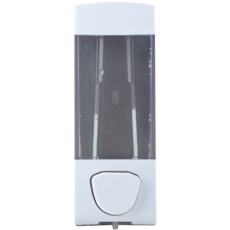 Manueller Wandspender für Flüssigseife, Shampoo und Lotion, Kunststoff, 350 ml, für Badezimmer