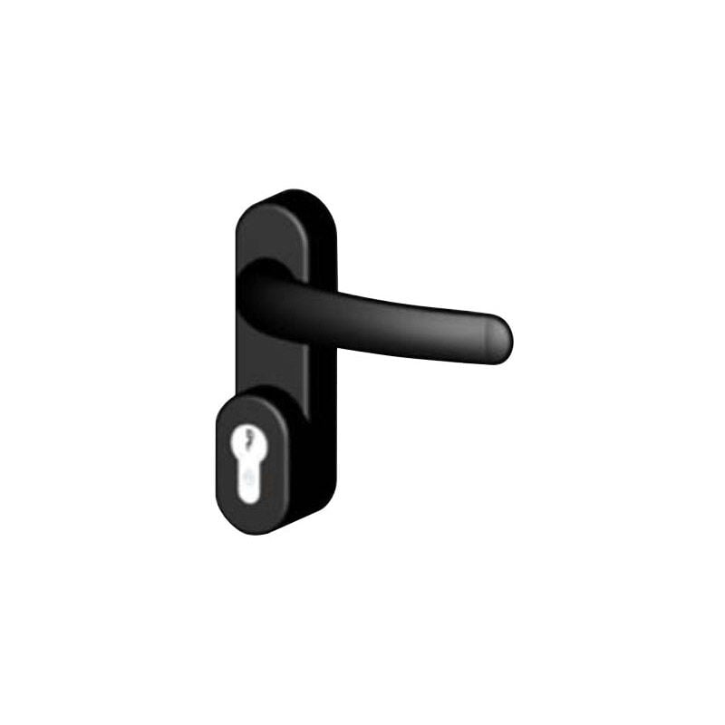 Kintech - Manœuvre extérieure béquille - Finition : Blanc RAL9016 - antipanic