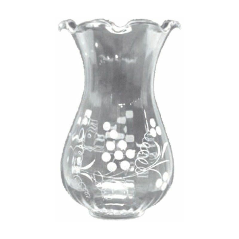 Apple trees Glas Lampenschirm 19x13cm transparent mit 5cm Mundzeichnung