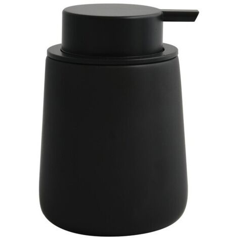 MAONIE Dispensador de Jabón Cerámico Negro Mate MSV