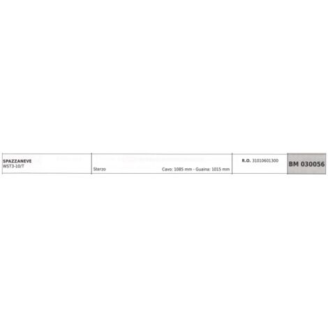 MAORI câble de direction du chasse-neige WST3-10/T câble 1085mm gaine 1015mm