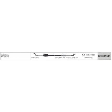 MAORI câble pour tondeuse autotractée avec registre MP4413SBQ câble 1315mm gaine 1016mm