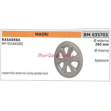 MAORI enjoliveur de roue arrière pour tondeuse à gazon MP 5519ASBQ 035703