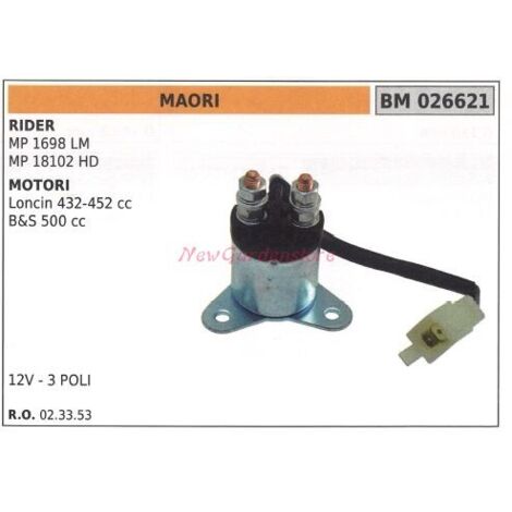 MAORI relais solenoide pour rider mp 1698 lm moteur loncin 432 452 cc 026621