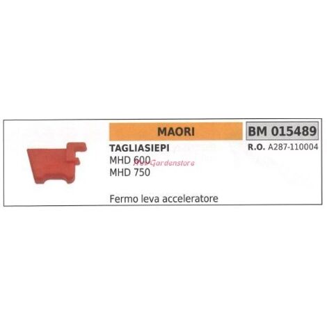 MAORI taille-haie levier accélérateur stop MHD 600 750 015489