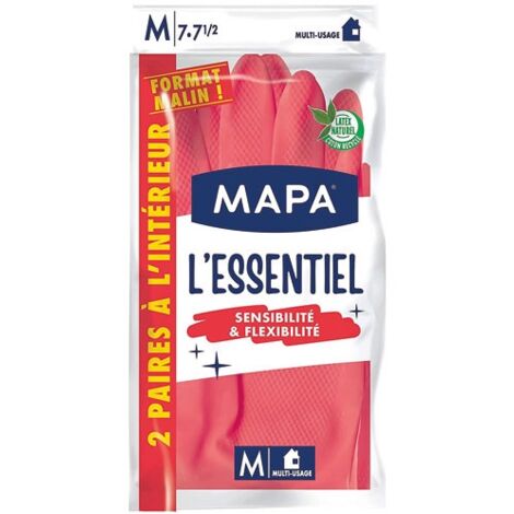 MAPA - Gants l'essentiel sensibilité & flexibilité m x2 paire