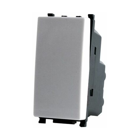 Mapam GEM Interruttore unipolare 16A - 250V T2 compatibile Vimar Plana bianco - 601B
