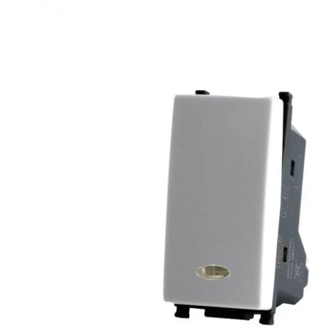 Mapam GEM Pulsante Spia 10A-230V compatibile Vimar Plana - GEM 665B