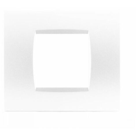 Mapam Placca 2 posti bianca compatibile Living Light - ART 8002-01