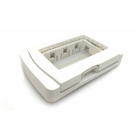 Mapam T1 ART Placca idrobox ip55 Compatibile Light bianco - S8003B