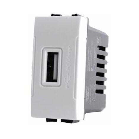 Mapam T1 ART Presa USB 5V - 2A - 265V Compatibile light bianco - 829B